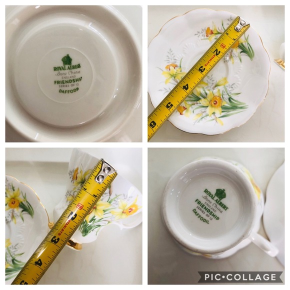 🚫SOLD🚫 Royal Albert Bone Friendship DAFFODIL - Picture 7 of 8